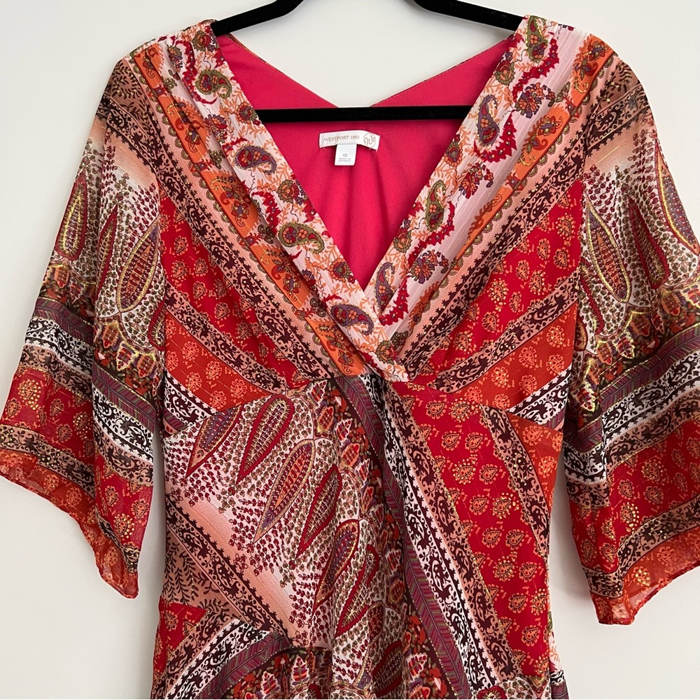 Westport 1962 Bohemian Gypsy Dress Size 10 - Picture 3 of 8